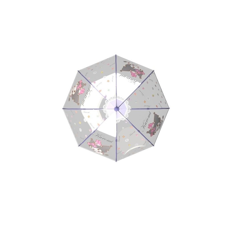 KUROMI - Parapluie Transparent Manuel 48 cm 