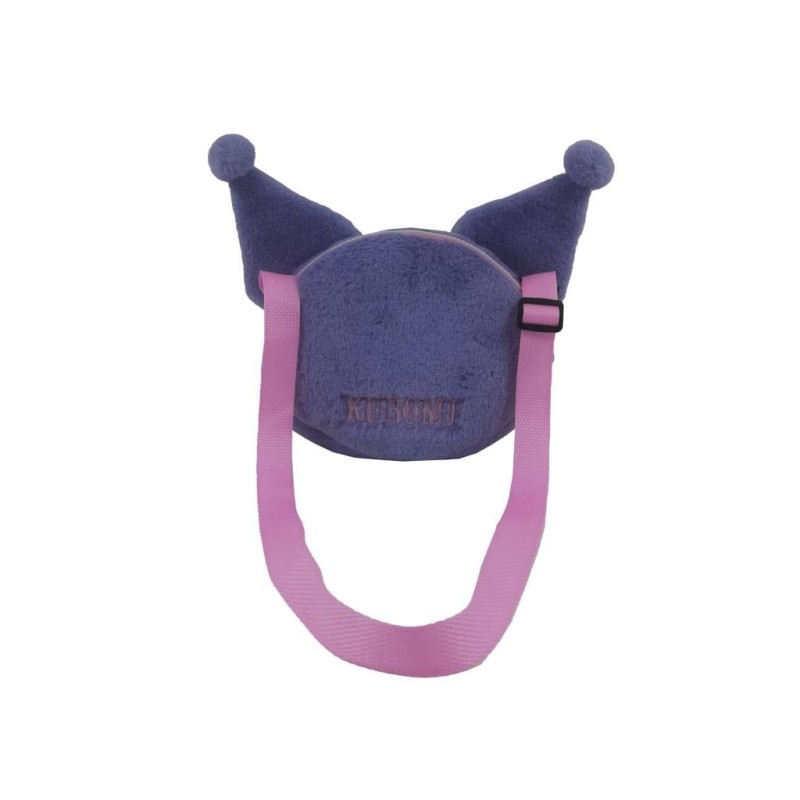 KUROMI - Purple - Sac à Bandouilère Fourrure - 24x8x6cm 