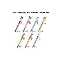 MICKEY ET AMIS - Stylo rotatif 3D Head Topper (Display de 16 pieces)  2