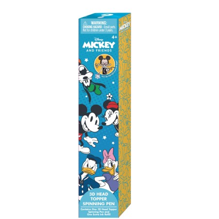MICKEY ET AMIS - Stylo rotatif 3D Head Topper (Display de 16 pieces) 