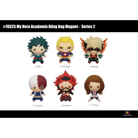MHA - Series 2 - 3D Foam Magnets in blind bags (Display 12 Pcs) 