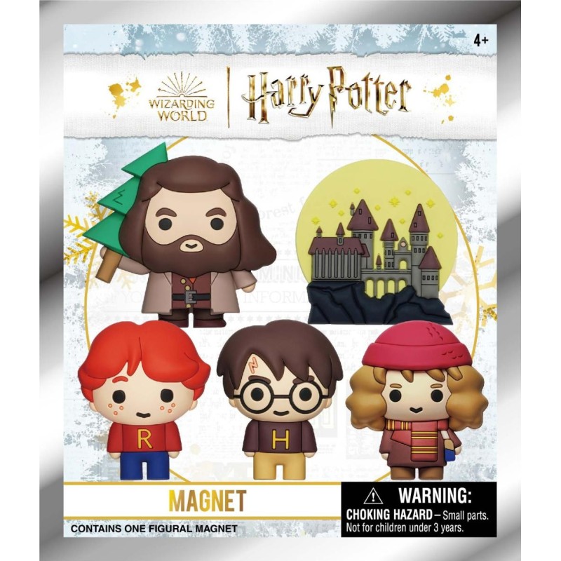 HARRY POTTER -Series 1 -3D Foam Magnets in blind bags (Display 12 Pcs) 