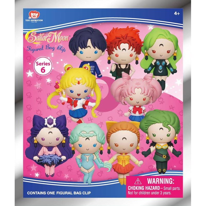 SAILOR MOON - Series 6 - 3D Foam Bag Clip (Display 24 Pcs) 
