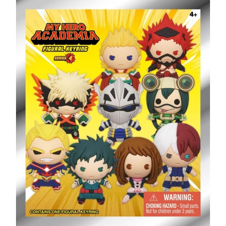 MY HERO ACADEMIA - Series 4 - 3D Foam Bag Clip (Display 24 Pcs) 