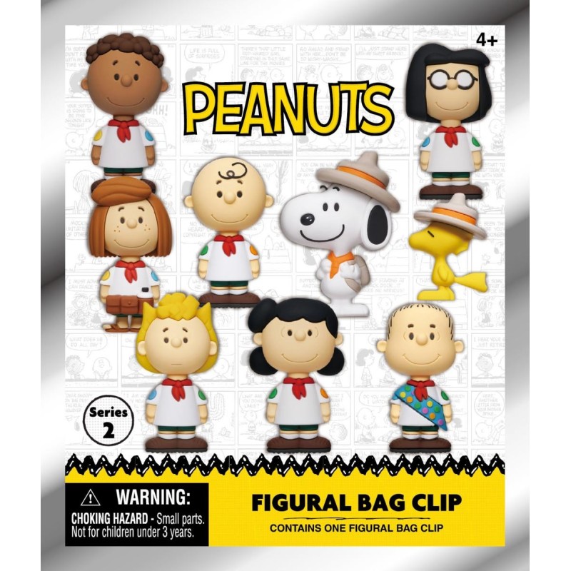 SNOOPY - Series 2 - 3D Foam Bag Clip (Display 24 Pcs) 