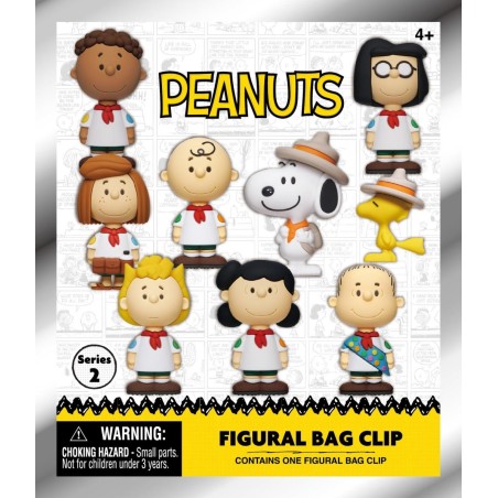 SNOOPY - Series 2 - 3D Foam Bag Clip (Display 24 Pcs) 