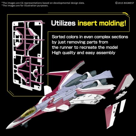 MACROSS - HG 1/100 VF-31C Siegfried (Farina Jenius) Deluxe - Model Kit 