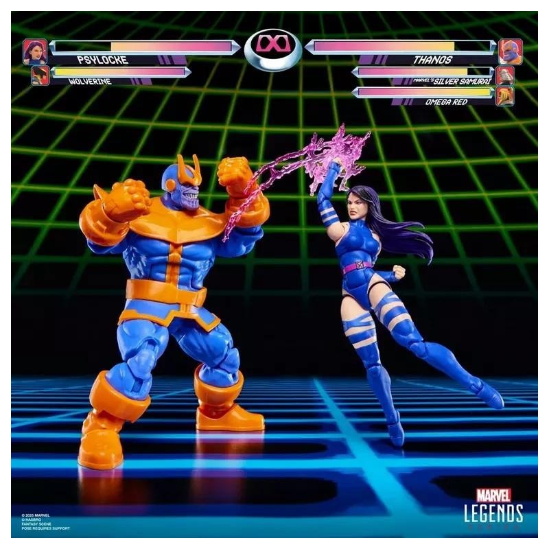 MARVEL - Psylocke VS Thanos - Figurine Legend Series 15cm 