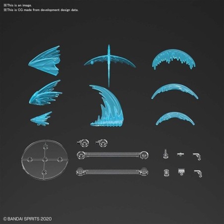 ACCESSORIES - Custom Effect (Slash Image) (Blue) - Model Kit 