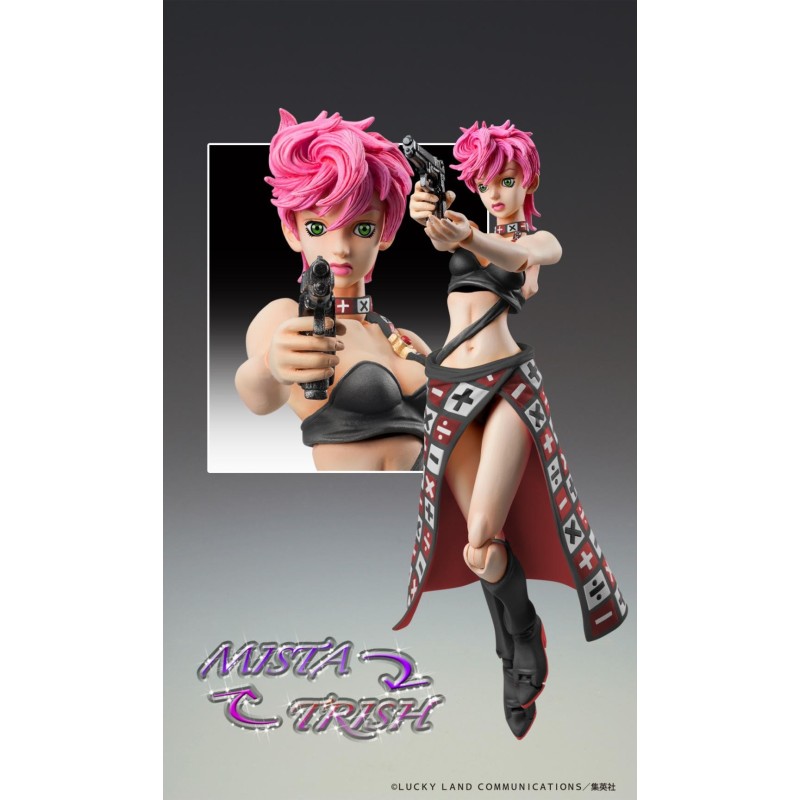 JOJO PART 5 - Trish Una "Black version" - Figurine Big Chozokado 15cm 