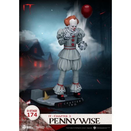 IT - Pennywise - Diorama D-Stage 15 cm 