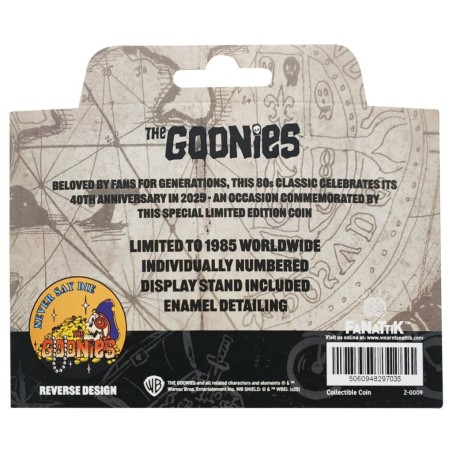 THE GOONIES - Presentation Coin Edition Limitée 