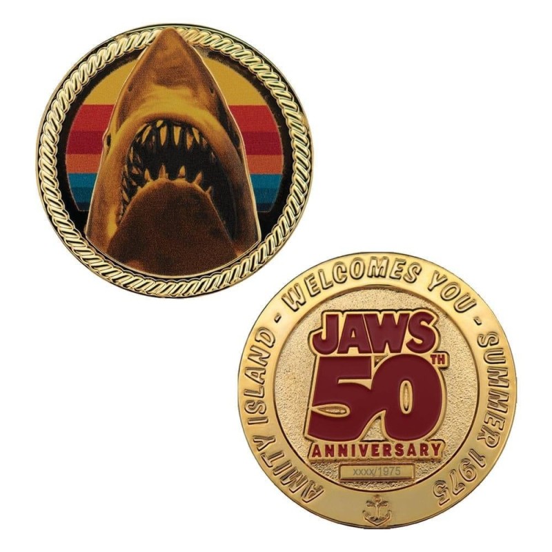 LES DENTS DE LA MER - Gold Plated Presentation Coin Edition Limitée 