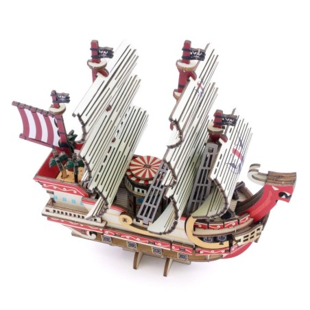 ONE PIECE - Red Force - Wood Model Kit 14cm 