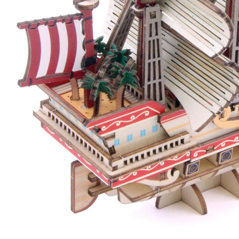 ONE PIECE - Red Force - Wood Model Kit 14cm 