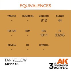 Tan Yellow 17ml  2