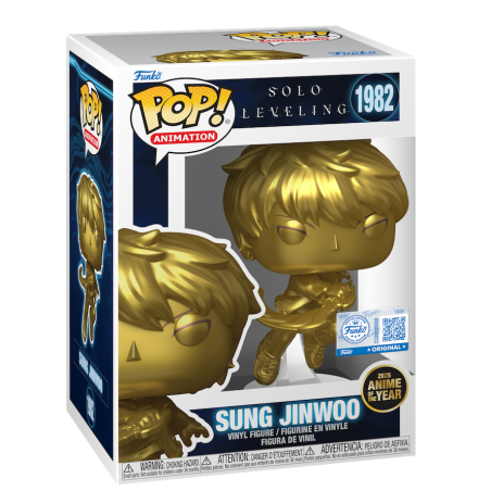 SOLO LEVELING - POP N° 1982 - Sung Jinwoo(Anime Of The Year) With Case 