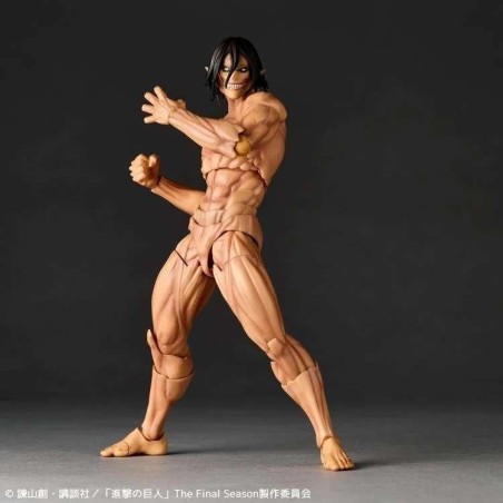 L'ATTAQUE DES TITANS - Titan Assaillant - Figurine Revoltech A.Y. 17cm 