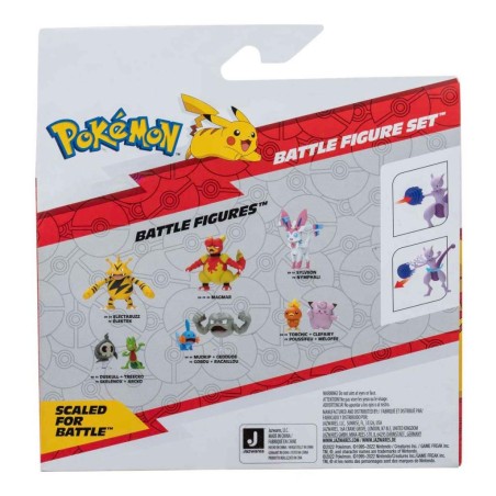 POKEMON - Mew et Mewtwo - Pack de 2 Figurine 