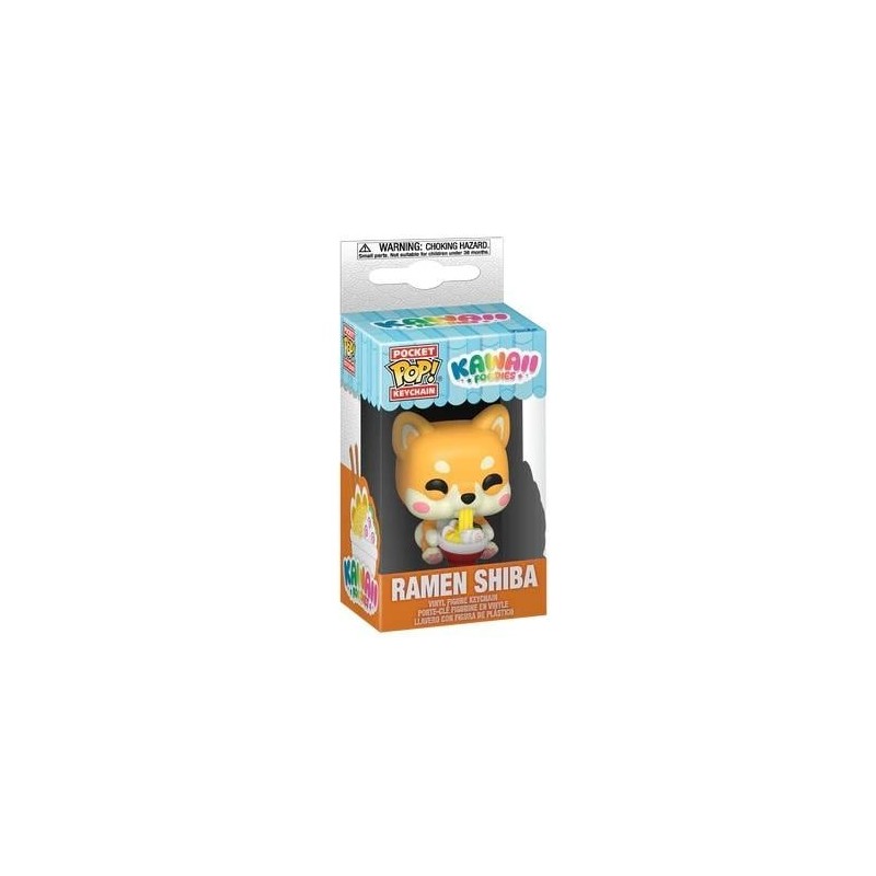 KAWAII FOODIES - Pocket Pop Keychains - Ramen Shiba 