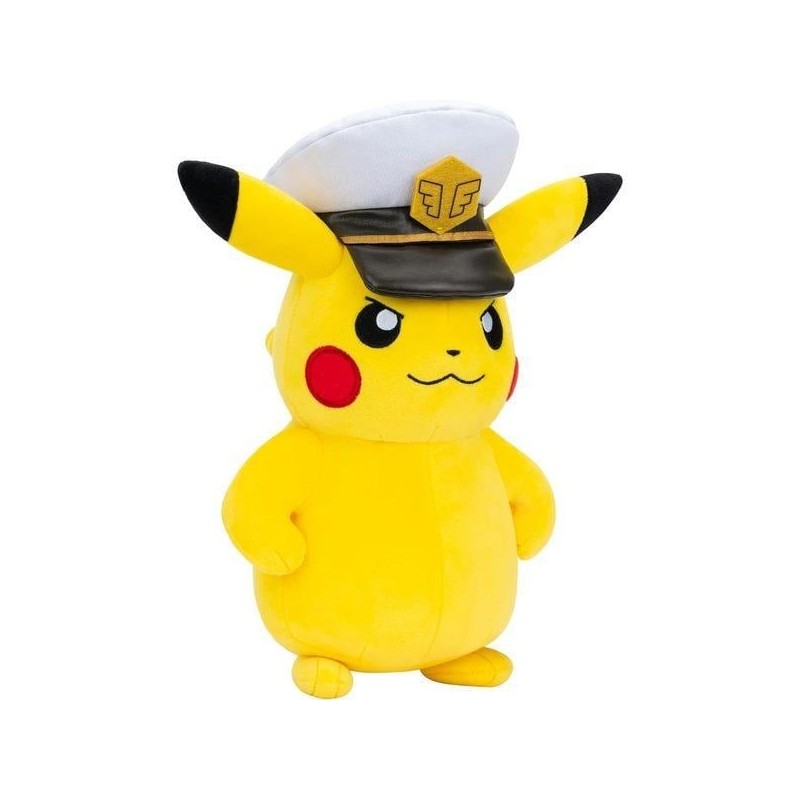 POKEMON - Capitaine Pikachu - Peluche 20cm 