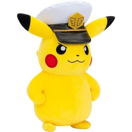 POKEMON - Capitaine Pikachu - Peluche 20cm 