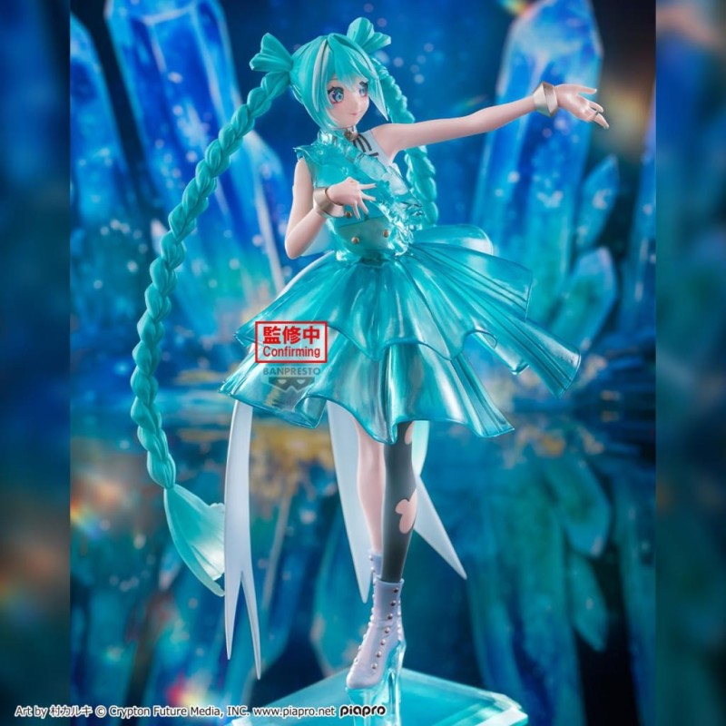 HATSUNE MIKU - Emerald Gem - Figurine Clearluxe 28cm 