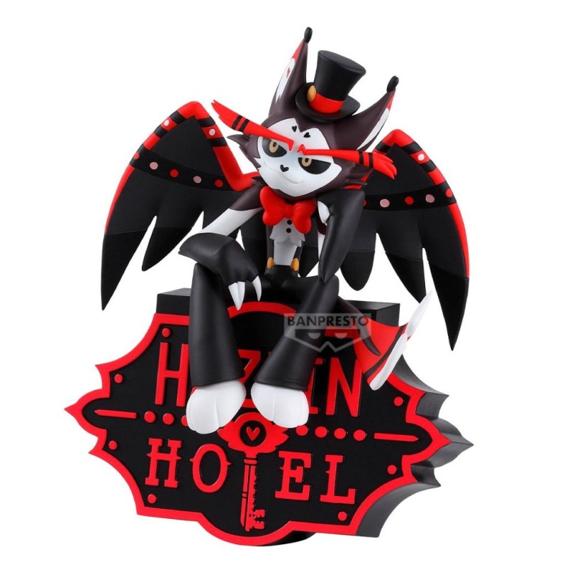 HAZBIN HOTEL - Husk - Figurine Monitor Top 15cm 