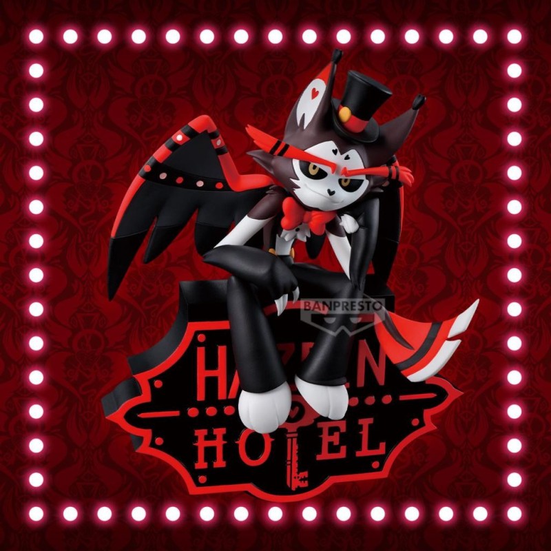 HAZBIN HOTEL - Husk - Figurine Monitor Top 15cm 