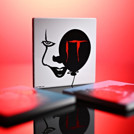 IT - Pennywise & Balloon - Ceramic Square Coaster 