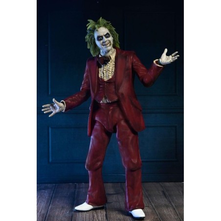 BEETLEJUICE 2 - Beetlejuice "Tuxedo rouge" - Ultimate Figurine 18cm 