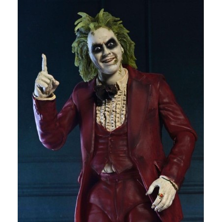 BEETLEJUICE 2 - Beetlejuice "Tuxedo rouge" - Ultimate Figurine 18cm 