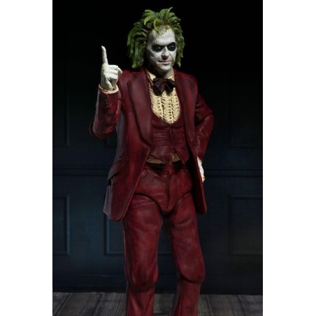 BEETLEJUICE 2 - Beetlejuice "Tuxedo rouge" - Ultimate Figurine 18cm 