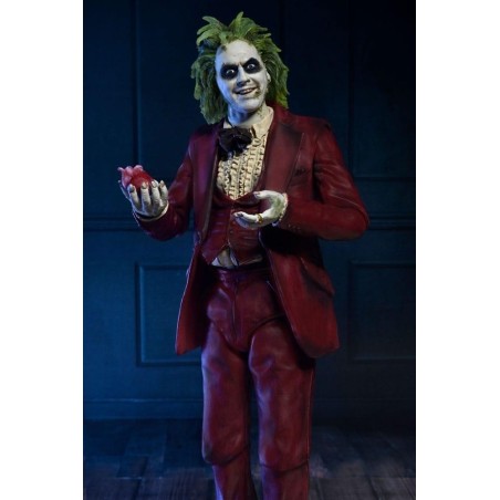 BEETLEJUICE 2 - Beetlejuice "Tuxedo rouge" - Ultimate Figurine 18cm 