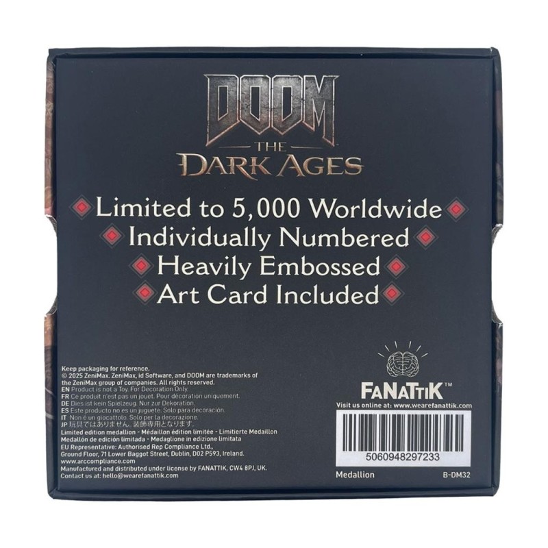 DOOM THE DARK AGES - Shield - Médaillon Edition Limitée 