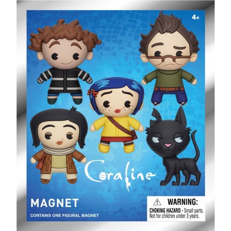 CORALINE - Series 1 - 3D Foam Magnets in blind bags (Display 12 Pcs) 