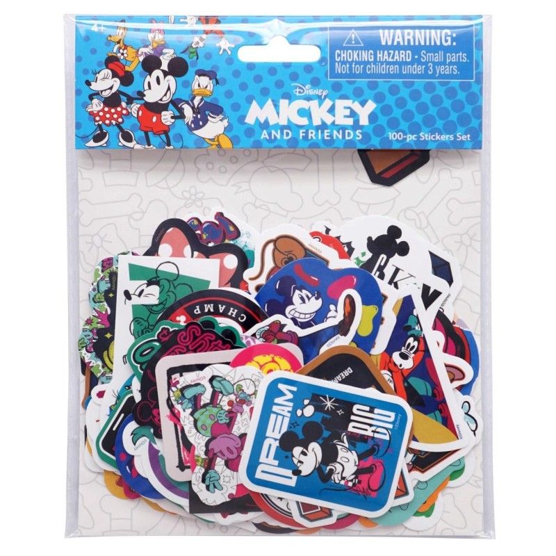 MICKEY & AMIS - Set de 100 Stickers (Display de 20) 