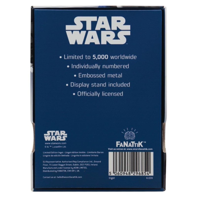 STAR WARS THE CLONE WARS - Capitaine Rex - Lingot Edition Limitée 