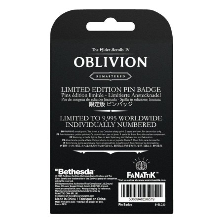 THE ELDER SCROLLS OBLIVION - Adoring Fan - Pin Badge Edition Limitée 