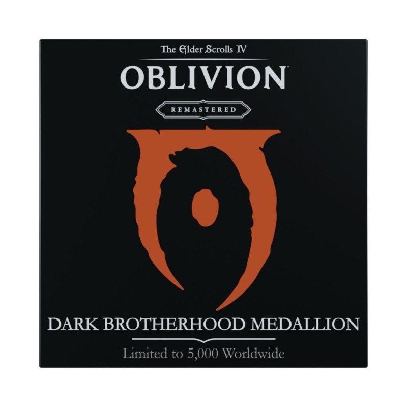 THE ELDER SCROLLS OBLIVION - Conférie Noire -Médaillon Edition Limitée 
