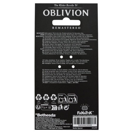 THE ELDER SCROLLS OBLIVION - Mehrune's Razor - Bottle Opener 