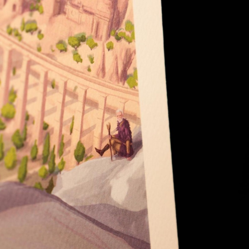 THE ELDER SCROLLS OBLIVION - Imperial City -Art Print -Limited Edition 