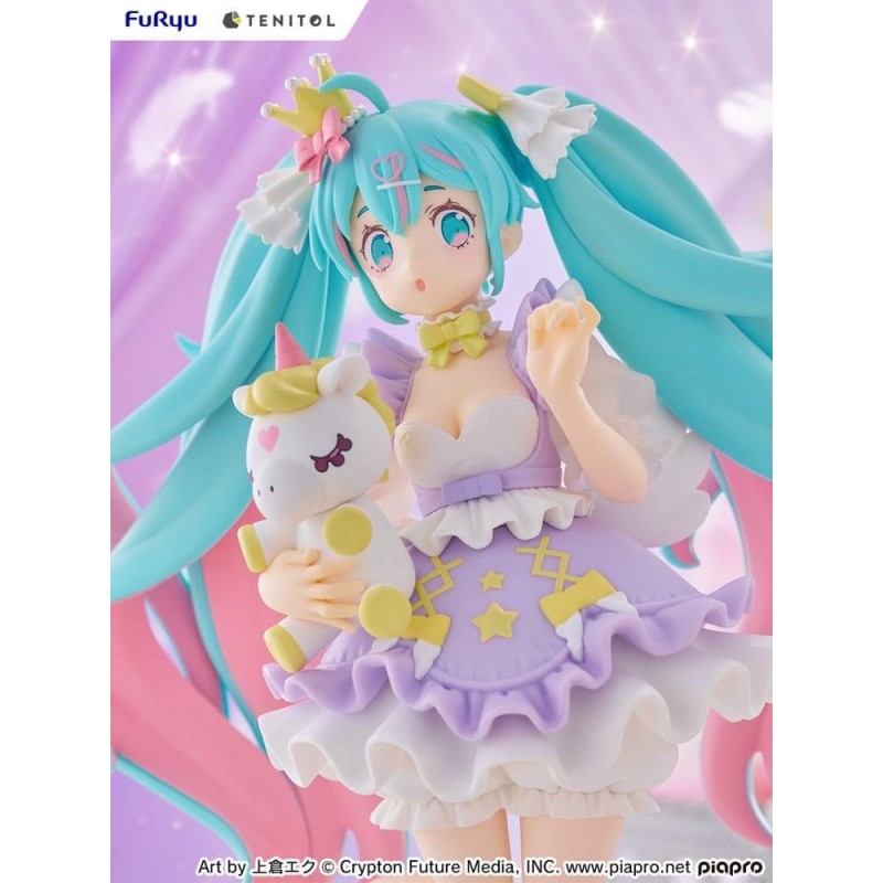 HATSUNE MIKU - Yumekawa Lavender - Statuette Tenitol 21cm 