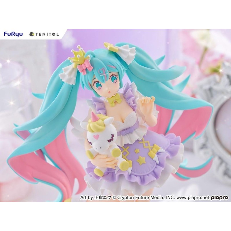 HATSUNE MIKU - Yumekawa Lavender - Statuette Tenitol 21cm 