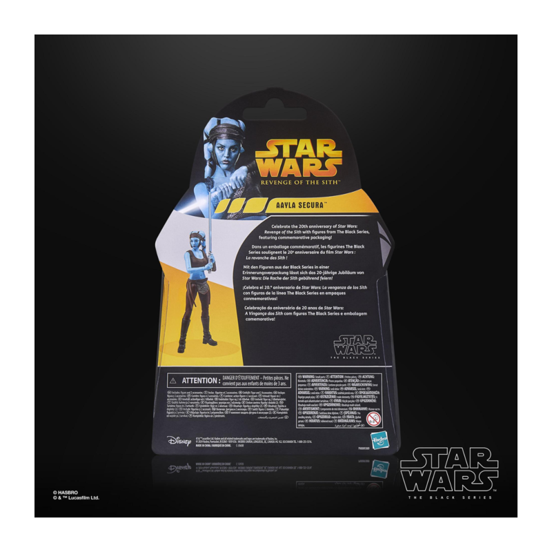 STAR WARS 3 - Aayla Secura - Figurine Black Series 15cm 
