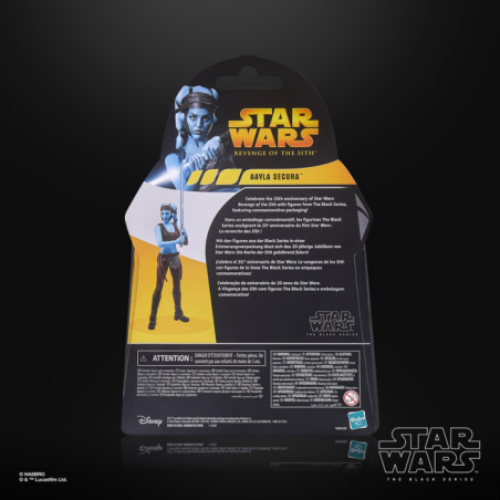 STAR WARS 3 - Aayla Secura - Figurine Black Series 15cm 