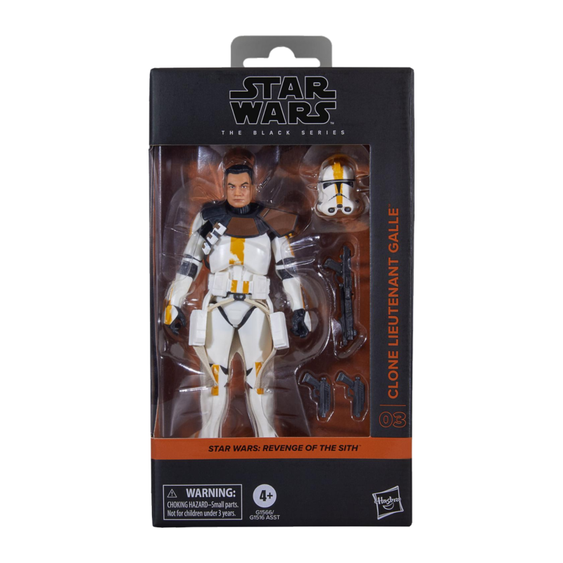 STAR WARS 3 - Lieutenant Clone Galle - Figurine Black Series 15cm 