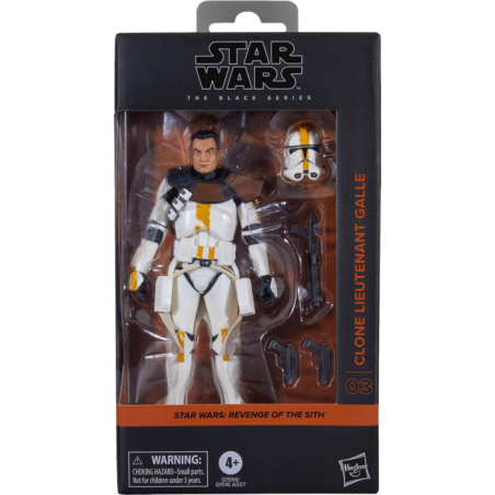 STAR WARS 3 - Lieutenant Clone Galle - Figurine Black Series 15cm 