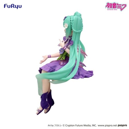 HATSUNE MIKU - Flower Fairy Cosmos Purple - Statuette Noodle Stopp14cm 