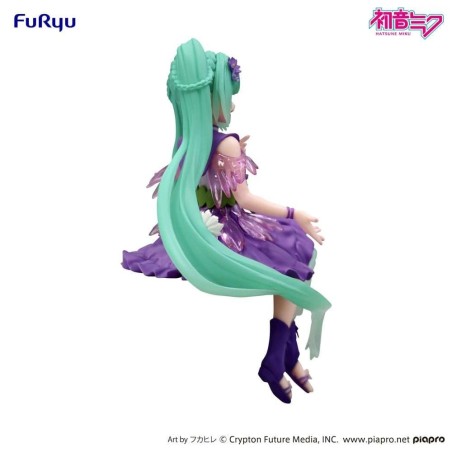 HATSUNE MIKU - Flower Fairy Cosmos Purple - Statuette Noodle Stopp14cm 